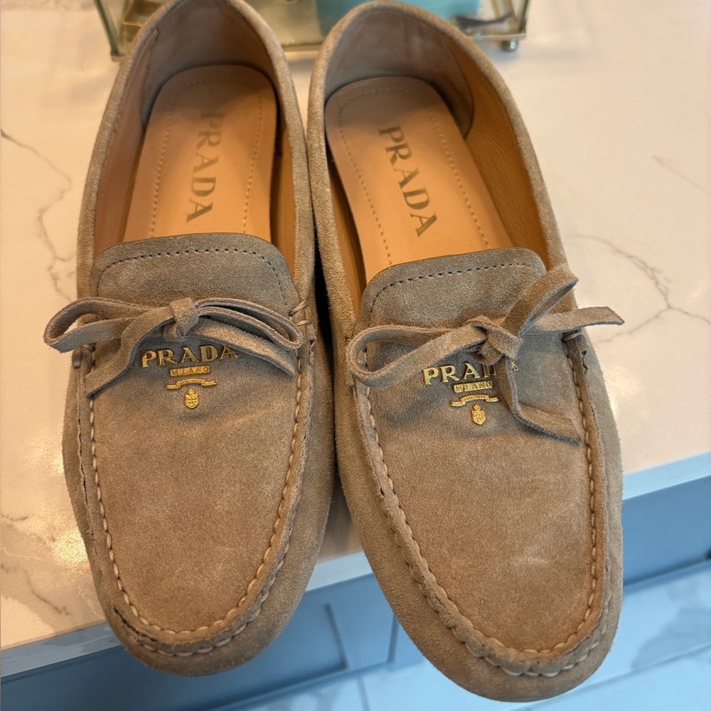 Prada Tan loafers  for Women